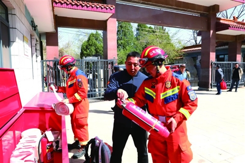 各地消防救援队伍集中精力抓好预案准备、执勤战备、实战实训 山东消防供图